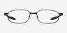 Oakley Blender 6B Satin Black MetalEyeglass Frames from EyeBuyDirect, Front View