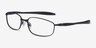 Oakley Blender 6B Satin Black MetalEyeglass Frames from EyeBuyDirect, Angle View