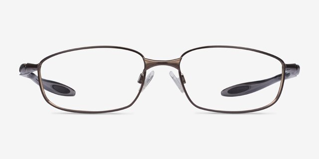 Oakley Blender 6B Pewter MetalEyeglass Frames from EyeBuyDirect, Front View