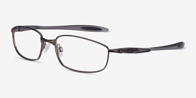Oakley Blender 6B Pewter MetalEyeglass Frames from EyeBuyDirect, Angle View