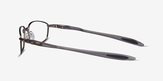Oakley Blender 6B Pewter MetalEyeglass Frames from EyeBuyDirect, Side View