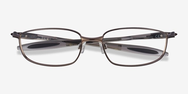 Oakley Blender 6B Pewter MetalEyeglass Frames from EyeBuyDirect, Closed View
