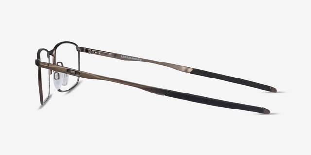 Oakley Barrelhouse Pewter MetalEyeglass Frames from EyeBuyDirect, Side View