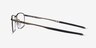 Oakley Barrelhouse Pewter MetalEyeglass Frames from EyeBuyDirect, Side View