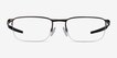 Oakley Barrelhouse 0.5 Pewter MetalEyeglass Frames from EyeBuyDirect, Front View