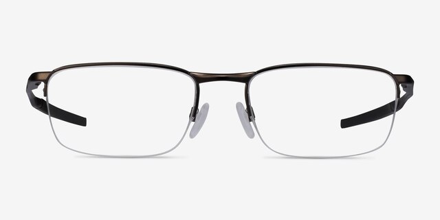 Oakley Barrelhouse 0.5 Pewter MetalEyeglass Frames from EyeBuyDirect, Front View