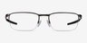 Oakley Barrelhouse 0.5 Pewter MetalEyeglass Frames from EyeBuyDirect, Front View