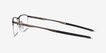 Oakley Barrelhouse 0.5 Pewter MetalEyeglass Frames from EyeBuyDirect, Side View