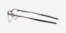Oakley Barrelhouse 0.5 Pewter MetalEyeglass Frames from EyeBuyDirect, Side View