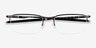 Oakley Barrelhouse 0.5 Pewter MetalEyeglass Frames from EyeBuyDirect, Closed View