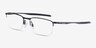 Oakley Barrelhouse 0.5 Matte Black MetalEyeglass Frames from EyeBuyDirect, Angle View
