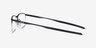 Oakley Barrelhouse 0.5 Matte Black MetalEyeglass Frames from EyeBuyDirect, Side View