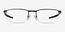 Oakley Barrelhouse 0.5 Matte Midnight MetalEyeglass Frames from EyeBuyDirect, Front View