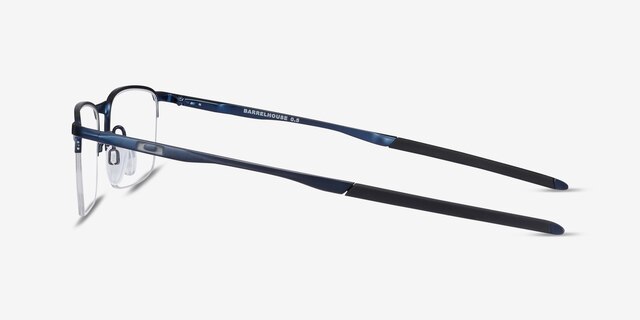 Oakley Barrelhouse 0.5 Matte Midnight MetalEyeglass Frames from EyeBuyDirect, Side View