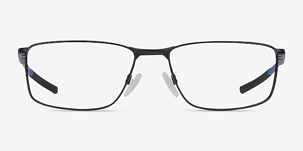 Oakley Socket 5.0 Satin Black & Blue Metal Eyeglass Frames