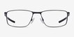 Oakley Socket 5.0 Satin Black MetalEyeglass Frames from EyeBuyDirect, Front View