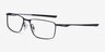 Oakley Socket 5.0 Satin Black & Gray MetalEyeglass Frames from EyeBuyDirect, Angle View