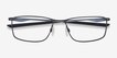 Oakley Socket 5.0 Satin Black MetalEyeglass Frames from EyeBuyDirect, Closed View