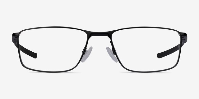 Oakley Socket 5.0 Satin Black & Gray MetalEyeglass Frames from EyeBuyDirect, Front View