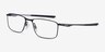Oakley Socket 5.0 Satin Black & Gray MetalEyeglass Frames from EyeBuyDirect, Angle View