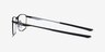 Oakley Socket 5.0 Satin Black & Gray MetalEyeglass Frames from EyeBuyDirect, Side View