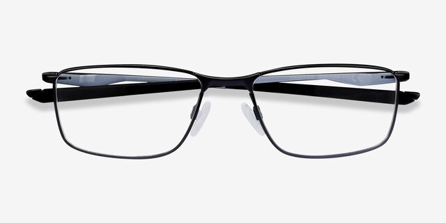 Oakley Socket 5.0 Satin Black & Gray MetalEyeglass Frames from EyeBuyDirect, Closed View