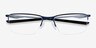 Oakley Socket 5.5 Matte Midnight MetalEyeglass Frames from EyeBuyDirect, Closed View