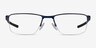 Oakley Socket 5.5 Matte Midnight MetalEyeglass Frames from EyeBuyDirect, Front View