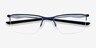 Oakley Socket 5.5 Matte Midnight MetalEyeglass Frames from EyeBuyDirect, Closed View