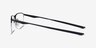 Oakley Socket 5.5 Polished Black MetalEyeglass Frames from EyeBuyDirect, Side View