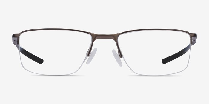 Oakley Socket 5.5 Satin Pewter Metal Eyeglass Frames from EyeBuyDirect