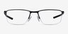 Oakley Socket 5.5 Satin Black & Blue MetalEyeglass Frames from EyeBuyDirect, Front View
