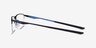 Oakley Socket 5.5 Satin Black & Blue MetalEyeglass Frames from EyeBuyDirect, Side View