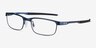 Oakley Steel Plate Powder Midnight MetalEyeglass Frames from EyeBuyDirect, Angle View