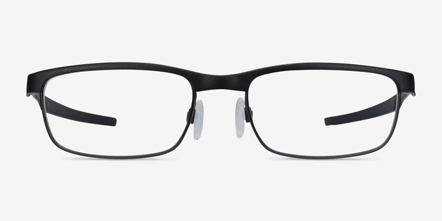 Oakley Steel Plate Powder Coal MetalEyeglass Frames from EyeBuyDirect, Front View
