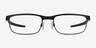 Oakley Steel Plate Powder Coal MetalEyeglass Frames from EyeBuyDirect, Front View