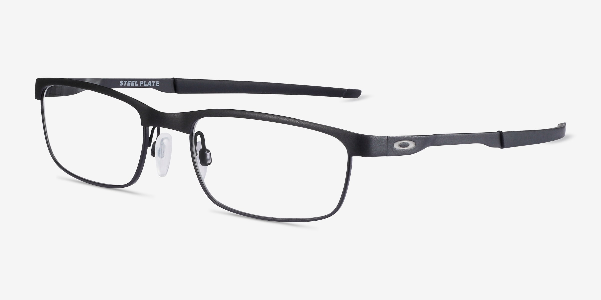 Oakley Steel Plate - Rectangle Powder Midnight Frame Glasses Oakley Steel Plate - Rectangle Powder Midnight Frame Glasses