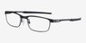Oakley Steel Plate Powder Coal MetalEyeglass Frames from EyeBuyDirect, Angle View