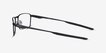 Oakley Fuller Satin Black MetalEyeglass Frames from EyeBuyDirect, Side View
