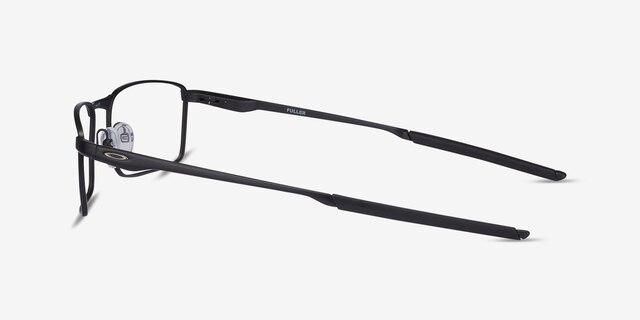 Oakley Fuller Satin Black MetalEyeglass Frames from EyeBuyDirect, Side View