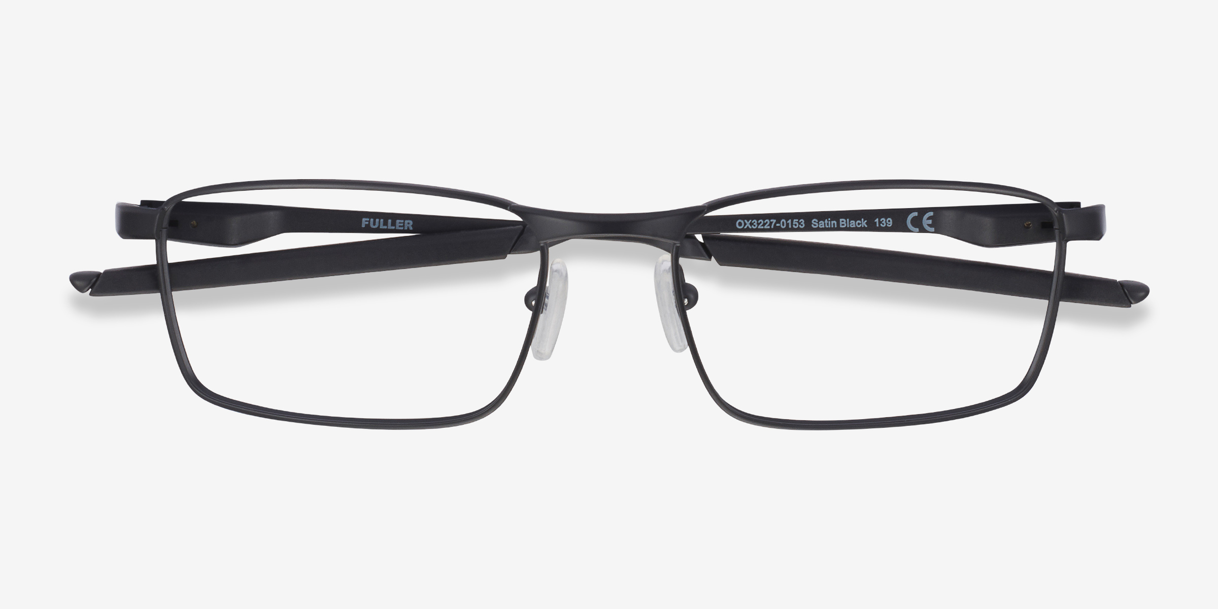 Oakley Fuller - Rectangle Satin Black Frame Glasses For Men | Eyebuydirect