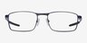 Oakley Fuller Matte Midnight MetalEyeglass Frames from EyeBuyDirect, Front View