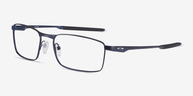 Oakley Fuller Matte Midnight MetalEyeglass Frames from EyeBuyDirect, Angle View