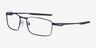 Oakley Fuller Matte Midnight MetalEyeglass Frames from EyeBuyDirect, Angle View
