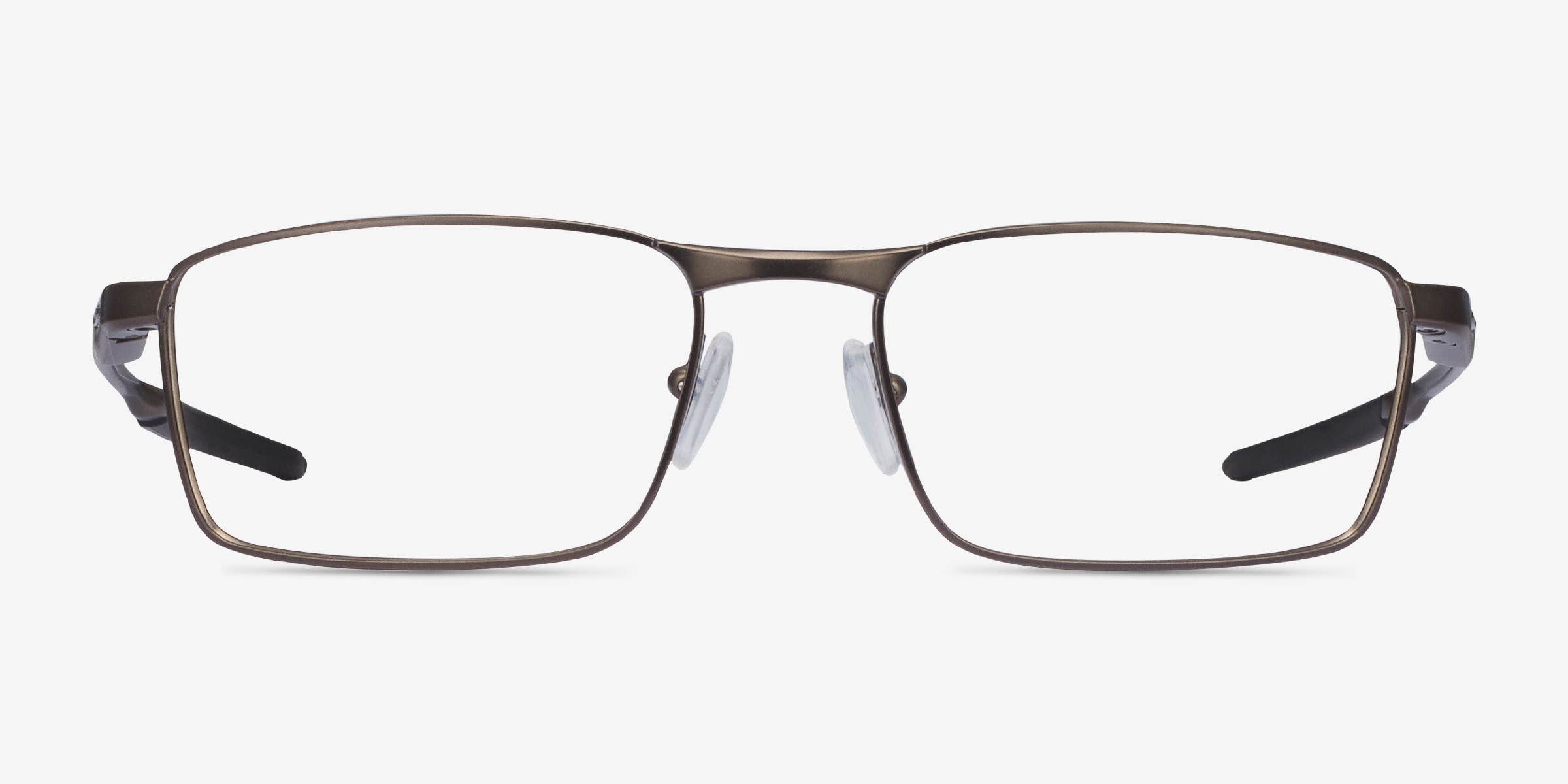 Oakley Fuller - Rectangle Pewter Frame Glasses For Men | Eyebuydirect