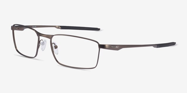 Oakley Fuller Pewter MetalEyeglass Frames from EyeBuyDirect, Angle View