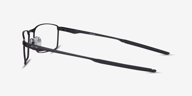 Oakley Fuller Satin Black MetalEyeglass Frames from EyeBuyDirect, Side View