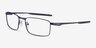 Oakley Fuller Matte Midnight MetalEyeglass Frames from EyeBuyDirect, Angle View