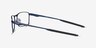 Oakley Fuller Matte Midnight MetalEyeglass Frames from EyeBuyDirect, Side View