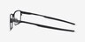 Oakley Base Plane Satin Black MetalEyeglass Frames from EyeBuyDirect, Side View